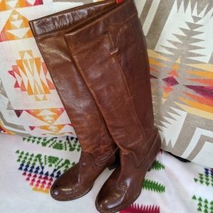 ❌SOLD❌ Frye Rory bootNatural Leather size 5.5M